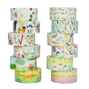 <b>Childrens</b> Basic Fun Animal Drawings Washi Tape 3M Journal Decoration <b>Stickers</b> Craft Supplies - Product Image 4