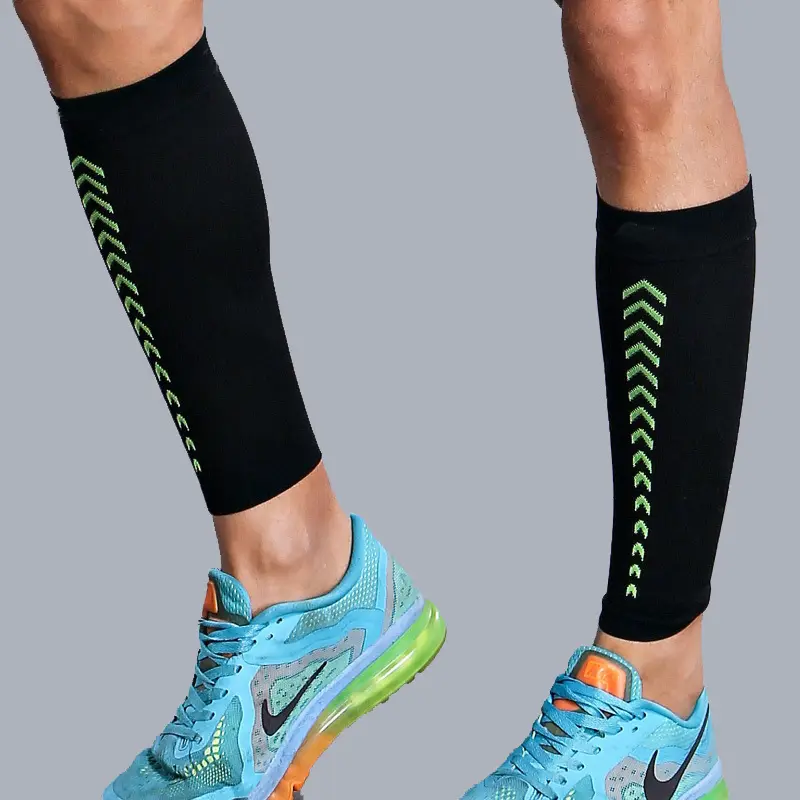 Free sample oem odm leg sleeve running sports socks outdoor exercise calf compression leg sleeves