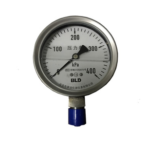 Manómetro de Acero Inoxidable YTHN-100, 0-400KPa, Rosca M20*1.5, Diámetro de 100mm, Precisión Nivel 1.6 - Product Image 3