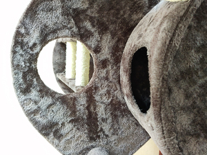 Nuevo diseño de peluche corto gran mascota gato árbol marrón oscuro gato árbol - Product Image 5
