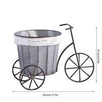 Jardinière Vélo Industrielle Vintage Faite à la Main en Fer, Pot de Fleurs Créatif Écologique et Durable pour Jardin, Balcon, Mariage, Bureau