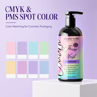 Autocollants en vinyle adhésif personnalisés de haute qualité, imperméables, résistants aux rayures, avec design UV pour cosmétiques de luxe, pour shampoing, parfum