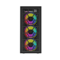 OEM ATX ITX Casing PC Casing Komputer Gaming Hitam