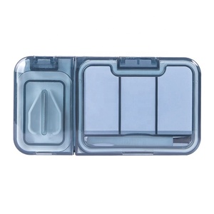 Wholesale Custom Logo Three-in-One Multifunctional Pill Cutter Box New Style Portable Transparent Elderly <b>Storage</b> Cases Colorful - Product Image 6