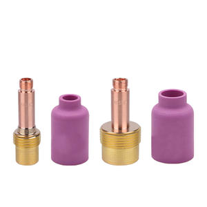 Boquilla para Antorcha de Soldadura TIG WP17 18 26, Recubierta de Cobre y Cerámica, con Guía de Malla y Filtro para Soldadura por Arco de Argón - Product Image 1