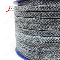 Joint d'étanchéité tressé en fibre de carbone haute résistance 12mm*12mm, résistant au feu et à la chaleur, pour le scellement des brides industrielles