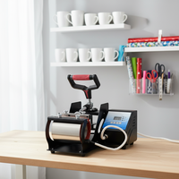 Mesin Press Panas Dreamysub DM-110A untuk Mug 110V/220V Garansi 1 Tahun Kontroler Plastik Sublimasi Mug 11oz