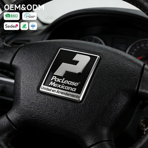 Autocollant de calandre de voiture en plastique découpé sur mesure OEM ODM avec <span class=keywords><strong>logo</strong></span> de marque personnalisé pour la publicité automobile, emblème de voiture sur mesure - Product Image 2
