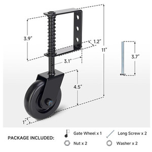 Rodillo de puerta con resorte para puerta de madera - Product Image 2