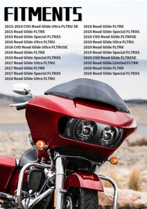 Luz LED de Señalización de Giro al por Mayor para <span class=keywords><strong>CVO</strong></span> <span class=keywords><strong>Road</strong></span> <span class=keywords><strong>Glide</strong></span> Ultra FLTRU SE 2015-2019, para Special FLTRXS <span class=keywords><strong>Road</strong></span> <span class=keywords><strong>Glide</strong></span> FLTRX 2015-2020 - Product Image 6