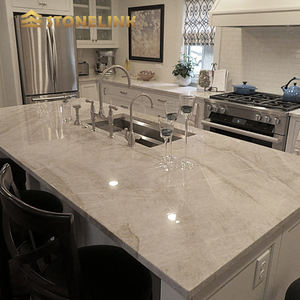 Lastre in quarzite naturale di alta qualità Taj Mahal per cucina isola controsoffitto - Product Image 4