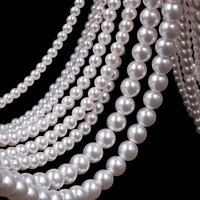Stock disponible : Perles rondes en verre de qualité 5A, blanc cristal, 2mm-12mm, 650 couleurs, pour la fabrication de bijoux de luxe et accessoires.