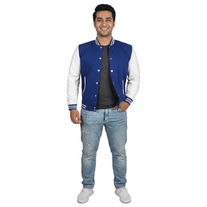 Ventes en gros de vestes universitaires vierges de haute qualité, vestes de baseball personnalisées pour hommes, vestes universitaires pour hommes - Product Image 1