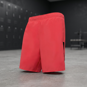 Pantalones Cortos Deportivos Casuales para Hombre, de Secado Rápido, Transpirables, con Logotipo Personalizado OEM, Talla Grande, de Poliéster Liso Teñido, con Cordón Ajustable, para Gimnasio y Running, 2026 - Product Image 3