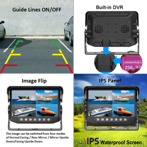 Bán hàng nóng 7 inch không thấm nước IP68 ai BSD Kit tại chỗ mù con người xe phát hiện Quad xem màn hình <span class=keywords><strong>2MP</strong></span> máy ảnh đảo ngược máy ảnh - Product Image 3