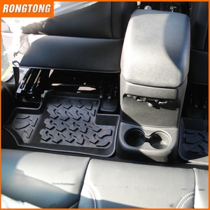 Vendite calde 2 Porte antiscivolo Posteriore <span class=keywords><strong>In</strong></span> <span class=keywords><strong>Gomma</strong></span> <span class=keywords><strong>Tappetini</strong></span> <span class=keywords><strong>Auto</strong></span> per Jeep Wrangler 07-16 - Product Image 3