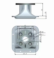 Gorge de 26mm, système de son, haut-parleur audio, klaxon de pilote