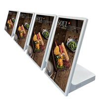 Tablette Kiosque de Bureau Android LCD 15,6 Pouces avec Wi-Fi, Écran Numérique pour Affichage Publicitaire, Idéale pour la Réception en Restaurant et Hôtel