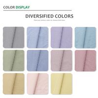 Tissu Sergé Tissé Coton Polyester Motif Rayures Teint en Fil pour Robe - Style Campagne et Mode