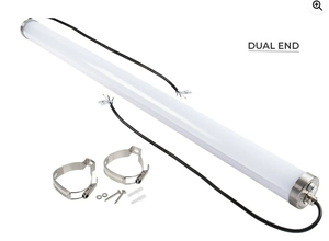 ไฟกันน้ำสำหรับฟาร์ม 0.6/1.2/1.5 เมตร IP69K กำลังไฟ 20W 40W 60W หลอดไฟ LED  ตัวเรือน PMMA เชื่อมต่อได้ ป้องกันการกัดกร่อน - Product Image 3