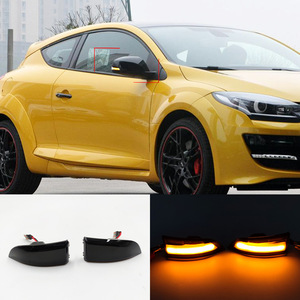 Clignotants dynamiques à LED pour rétroviseurs latéraux Renault Megane <span class=keywords><strong>3</strong></span> MK3 Fluence <span class=keywords><strong>Scenic</strong></span> Laguna III, feux de signalisation séquentiels - Product Image 5