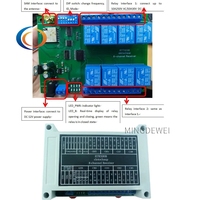 Module de relais de commutateur IO sans fil 8CH 433M Lora Remote Controller Feedback pour Smart Home PTZ