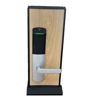 Serrure de porte d'hôtel en alliage d'aluminium RFID, logiciel de gestion des cartes-clés, entrée sans clé, capteur 13,56 MHz, contrôle de zone, antivol