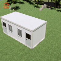 Panneau sandwich modulaire en PU facile à assembler Maisons en structure métallique moderne en conteneur plat pour le stockage