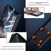 Étui universel étanche pour téléphone OPPO, design sportif, fenêtre transparente pour téléphone de 6,9 pouces, antichoc, anti-poussière, pour activités de plein air