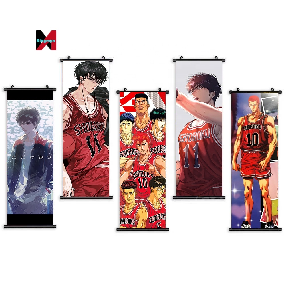 スラムダンク　パネル 93 Styles 30*90cm Slam Dunk Hanging Scroll Posters Hanamichi