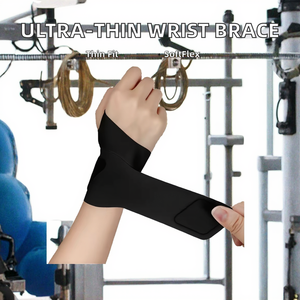 ผ้าพันข้อมือแบบยืดหยุ่นบางพิเศษ ผลิตจากโพลีเอสเตอร์และผ้าฝ้าย พร้อมแถบตีนตุ๊กแก สำหรับการใช้งานซ้ำๆ ช่วยพยุงข้อมือและป้องกันอาการบาดเจ็บจากโรคโรคข้อมืออักเสบ - Product Image 2