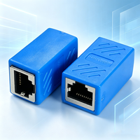 Connecteur Ethernet femelle-femelle Cat7 Cat6 Cat5e Cat5, prolongateur RJ45 en ligne, adaptateur réseau LAN, connecteurs audio-vidéo