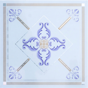 Plaques de plafond suspendu en PVC imperméables 2x2 - Résistantes à la moisissure et lavables pour les zones de canalisations fuyantes dans les sous-sols - Boîte - Product Image 1