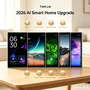 แผงควบคุมอัจฉริยะ TIANLAI L Tuya Zigbee HomeKit <span class=keywords><strong>Alexa</strong></span> ฮับติดผนังสำหรับบ้านหรูหรา ปี 2026 - Product Image 1