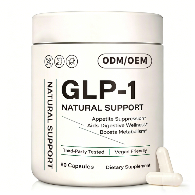 OEM ODM Private Label Natural Formula GLP-1 Support Capsules for Adult Metabolic Energy Management