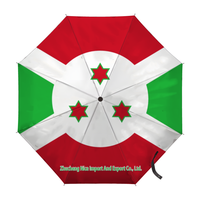 Parapluie pliant avec drapeau du Burkina Faso, ouverture et fermeture automatiques, parapluie compact, portable, grand format, pour la protection contre la pluie, résistant au vent