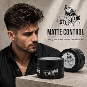 Cera para Cabello de Hombre al por Mayor, Acabado Mate, Fijación Fuerte, Textura Reestilizable, Suministros de Barbería - Product Image 1