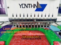 Livraison à Domicile Machine à Broder Yonthin pour Casquettes, Écussons, Broderies 3D, Chaussures Plates, Chaussettes – Brodeuse Automatique Informatisée à Tête Unique