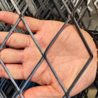 Maille métallique expansée en acier inoxydable à surface brillante pour filtre à air et filtre de hotte, maille métallique personnalisée