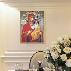 Nuovi arrivi pittura diamante figure religiose la vergine maria <span class=keywords><strong>e</strong></span> il ragazzo trapano completo diamante ricamo Home Decor Art <span class=keywords><strong>Wall</strong></span> - Product Image 3