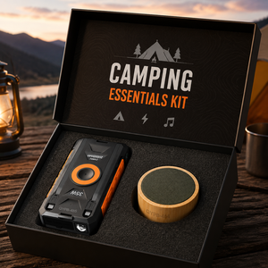 Kit Essentiel pour l'Extérieur : Batterie Externe 20000mAh avec 4 Câbles QYPB-485 – Chargeur Portable pour Randonnée, Camping, Coffret Cadeau - Product Image 3