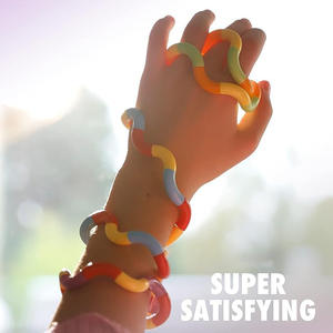 Doe-Het-Zelf Kronkelende Vrijetijdsverlichting Voor Meerkleurige Educatieve <span class=keywords><strong>Fidget</strong></span> Unisex-Speelgoed Twisted <span class=keywords><strong>Cube</strong></span> <span class=keywords><strong>Magic</strong></span> <span class=keywords><strong>Fidget</strong></span> Trick-Touw - Product Image 3