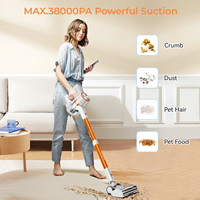 Aspirateur Cyclonique Sans Fil Léger Sans Balai pour Maison, Filtration HEPA, Nettoyage en Profondeur Tapis et Sols Durs, Démêle les Poils d'Animaux