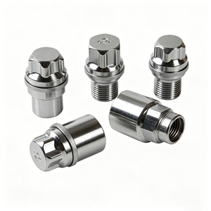 Nouvelle boulon <span class=keywords><strong>de</strong></span> <span class=keywords><strong>roue</strong></span> <span class=keywords><strong>antivol</strong></span> Yuhui en acier au carbone chromé M12x1.5 M14x1.5 avec rondelle, modèle WL701, pour usage automobile - Product Image 2
