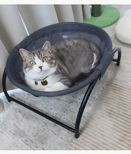 Cama para Gatos Desmontable y Lavable, Elevada y Transpirable, Hamaca Independiente para Dormir Mascotas, Diseño Sólido - Product Image 5