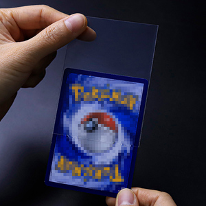 create custom card sleeves Amazon.com: VEHASAYO Custom Holographic Card Sleeves, Laser Flashing Shiny  Design, Make Your Own Trading Collectible Card Protector, Compatible with  Yugioh & Magic The Gathering – MTG, TCG, OCG : Toys & Games