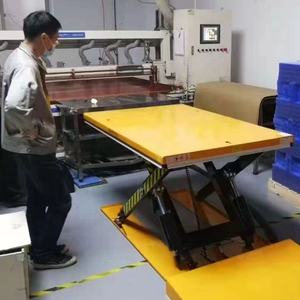 Meja angkat gunting, Platform pengangkat harga dengan Organ di bawah gunting hidrolik angkat dengan penutup pelindung - Product Image 6