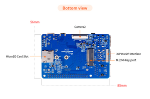 บอร์ดพื้นฐาน <span class=keywords><strong>Orange</strong></span> <span class=keywords><strong>Pi</strong></span> CM4 พร้อมช่อง M.2 M-KEY ชิปประมวลผล Rockchip คอมพิวเตอร์บอร์ดเดี่ยวสำหรับการพัฒนา ใช้งานร่วมกับ Raspberry <span class=keywords><strong>Pi</strong></span> CM4 <span class=keywords><strong>I2C</strong></span> ได้ - Product Image 3