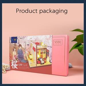 Maison de poupée en bois de qualité supérieure, jouets de bricolage, maison de poupée Miniature pour cadeaux de saint-valentin, jouets pour enfants - Product Image 5