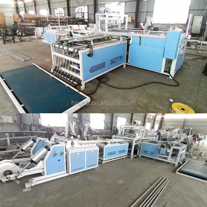 Machine automatique de découpe à chaud/froid et de couture pour tissus tissés en PP, machines de fabrication de sacs tissés, machine de fabrication de sacs pour ciment/riz - Product Image 3